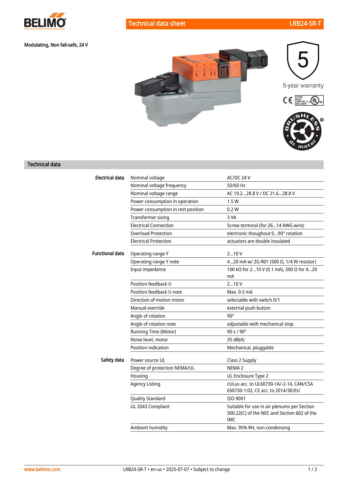 LRB24 SR T Datasheet