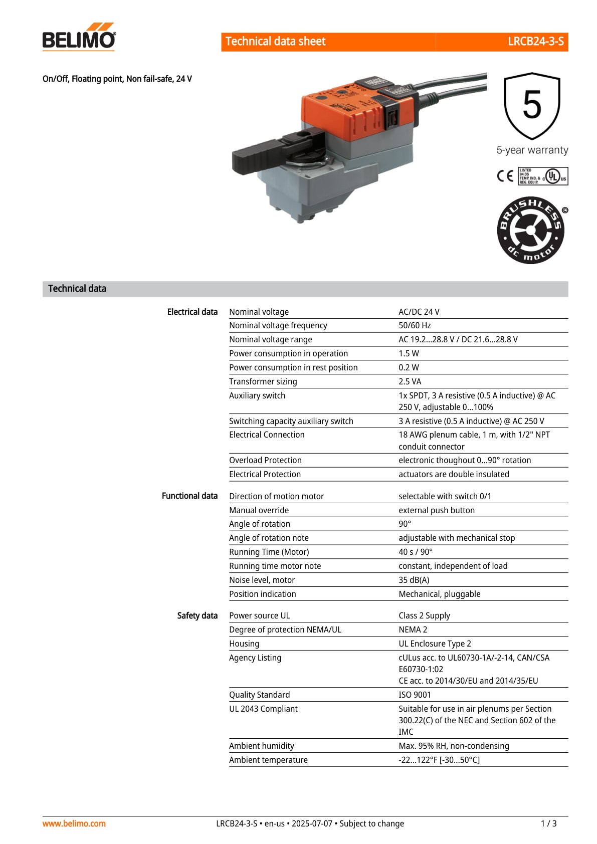 LRCB24 3 S Datasheet