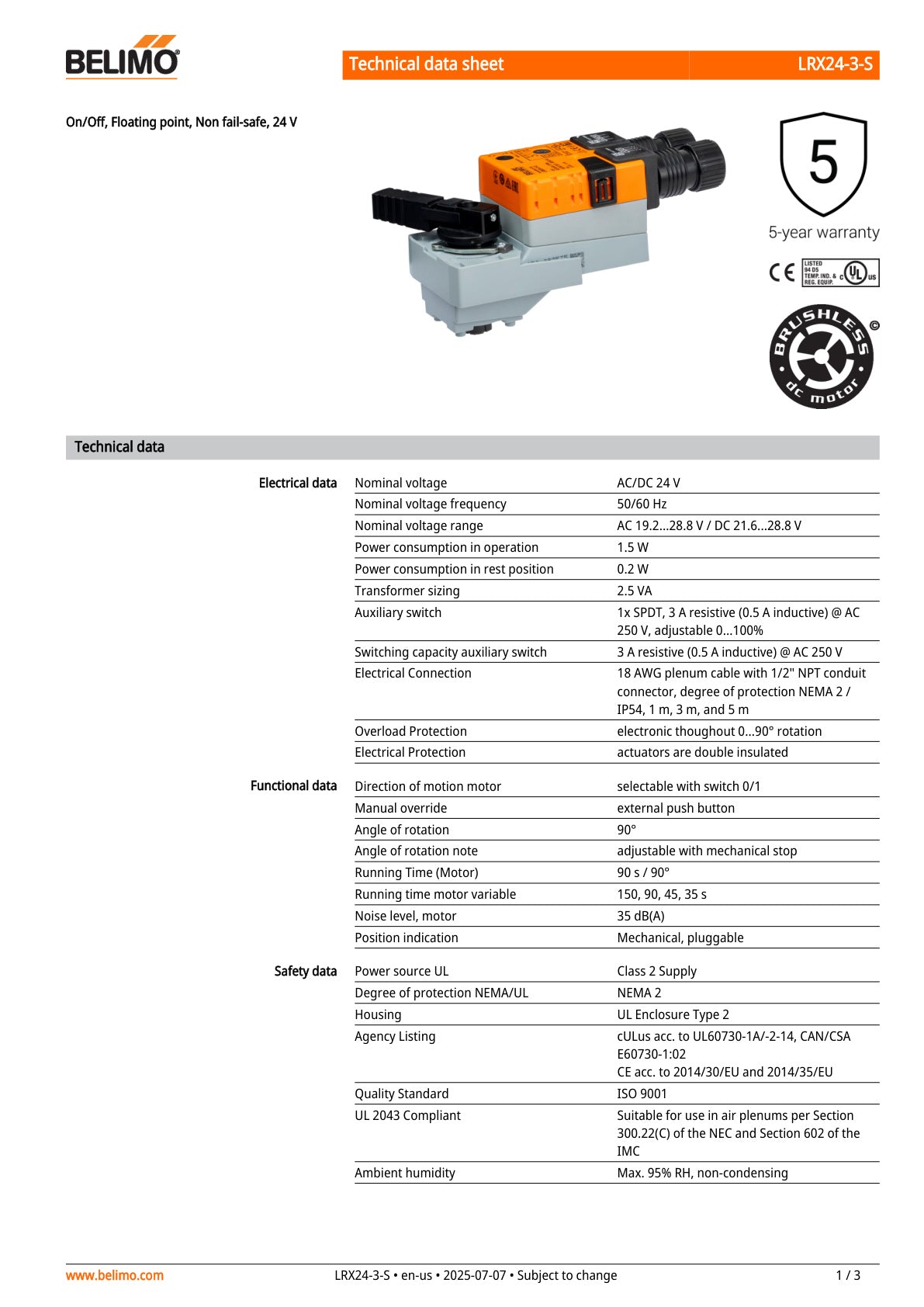LRX24 3 S Datasheet