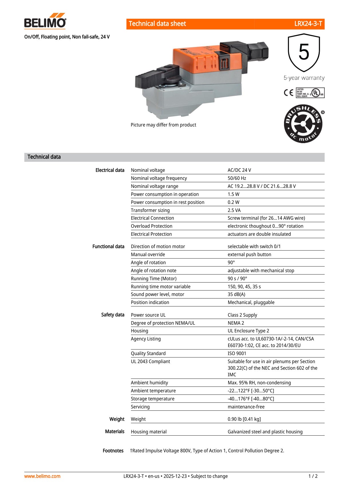 LRX24 3 T Datasheet