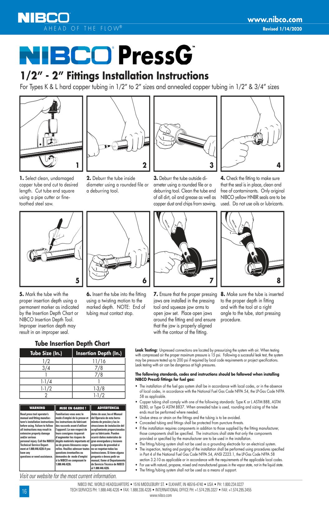 PressG Installation Instructions