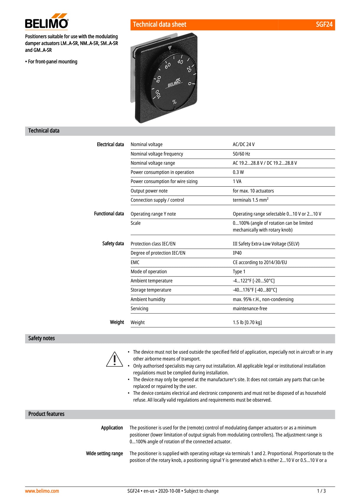 SGF24 Datasheet
