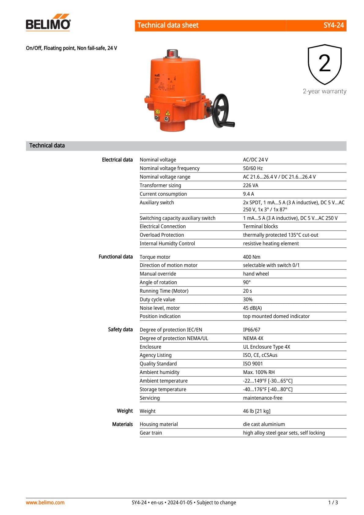 SY4 24 Datasheet