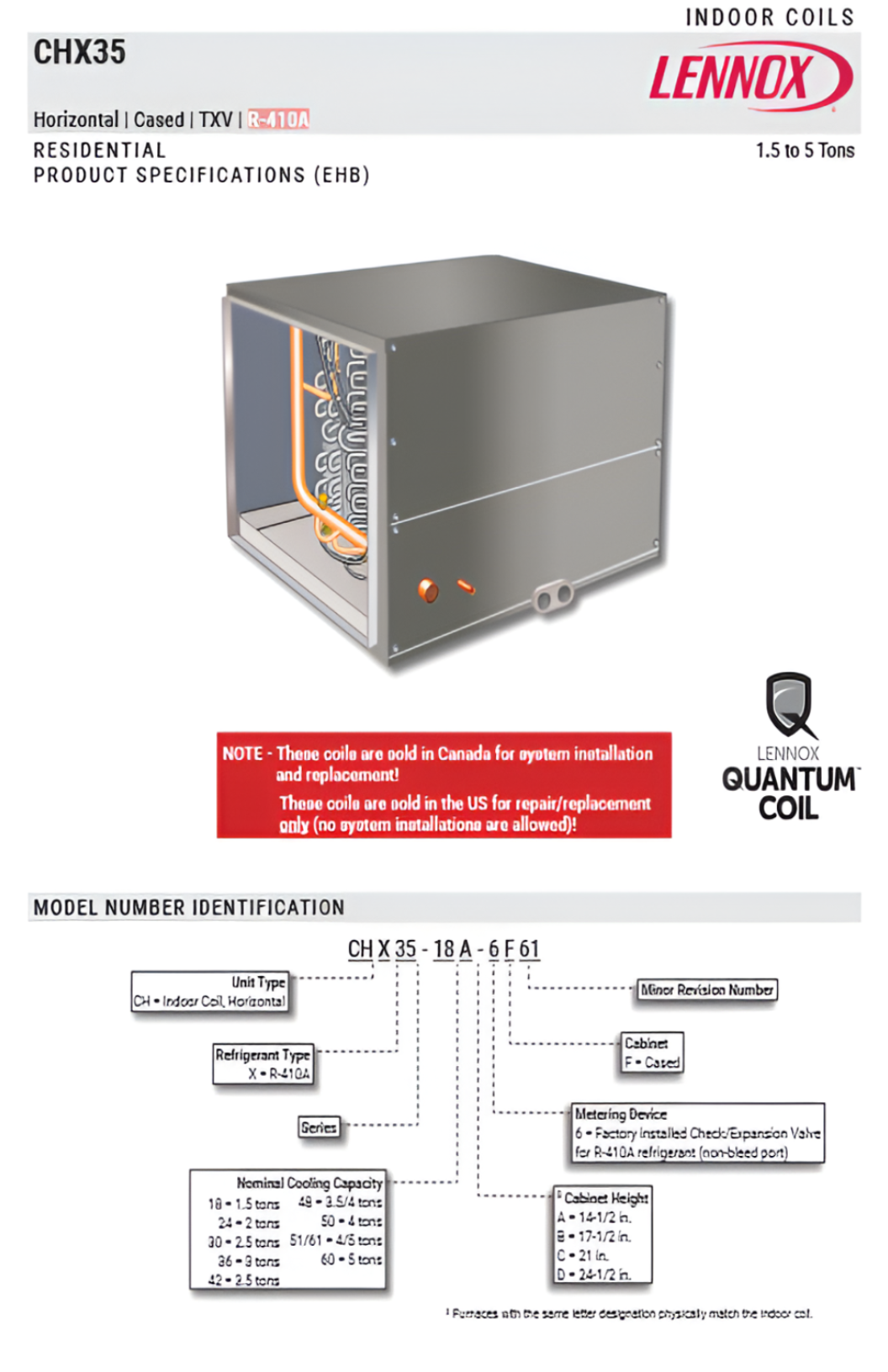 CHX35 1.5-5 Ton Horizontal Repair EHB