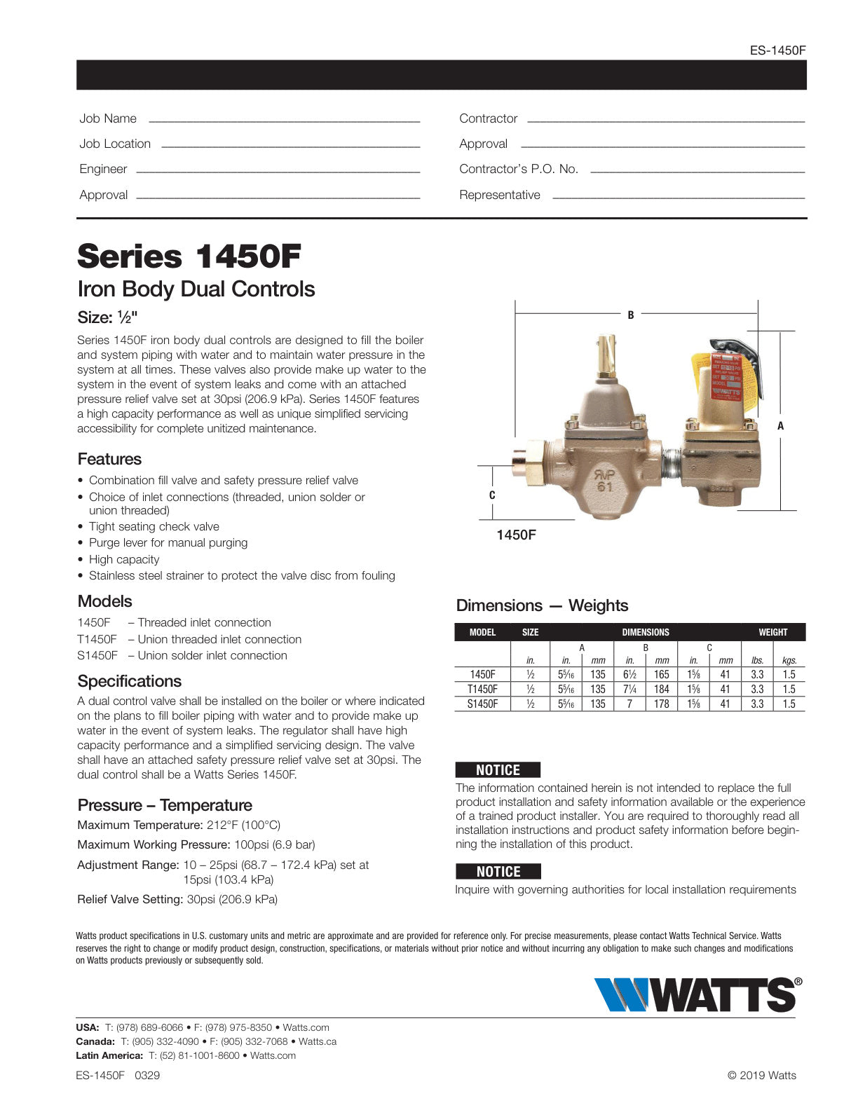 Serie 1450F