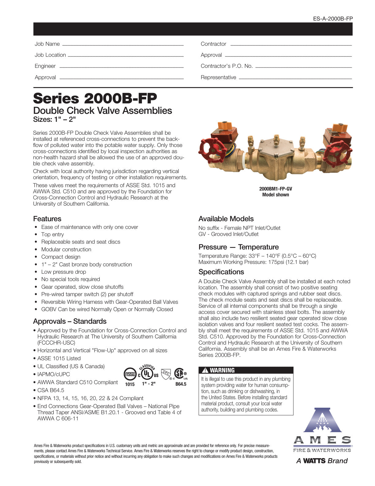Serie 2000B FP