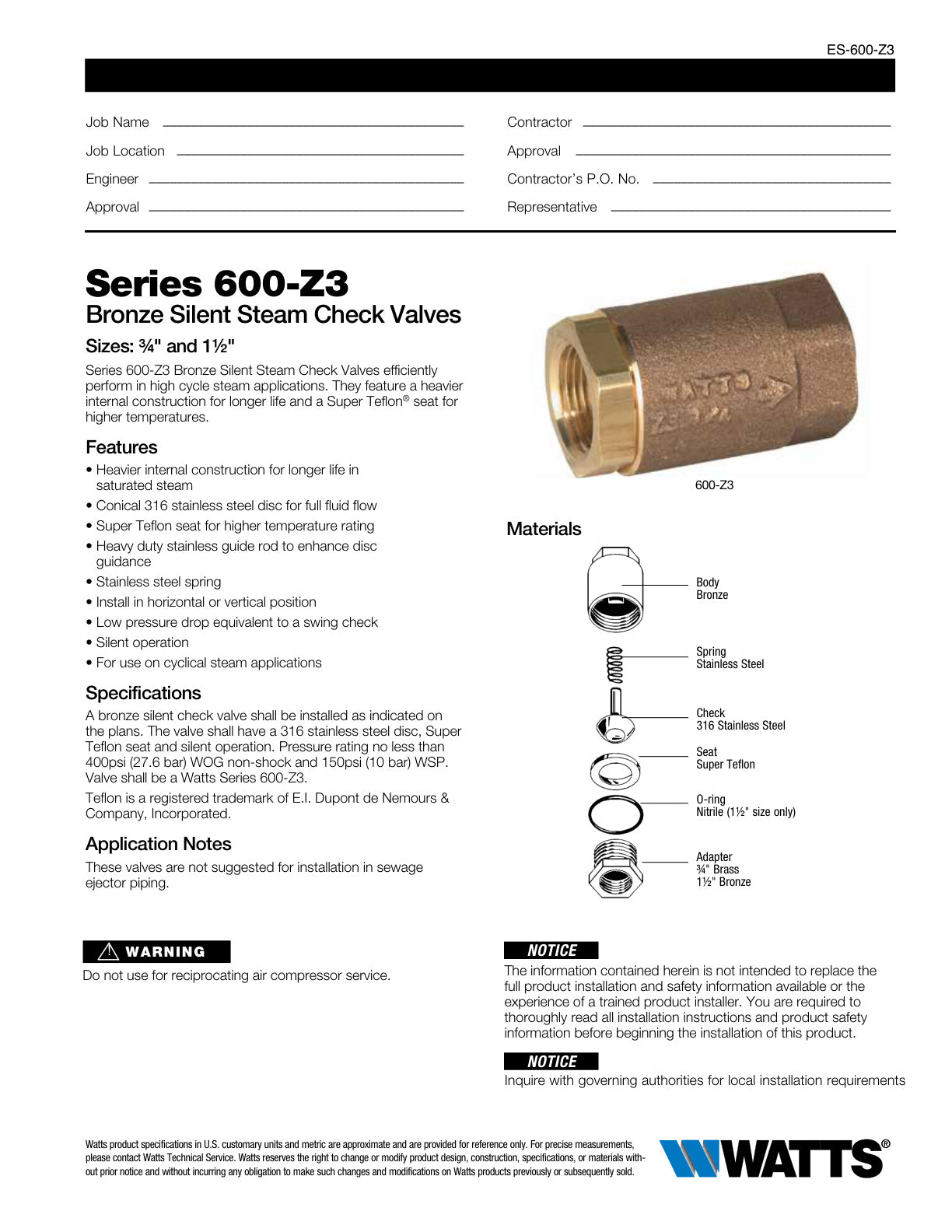 Serie 600 Z3
