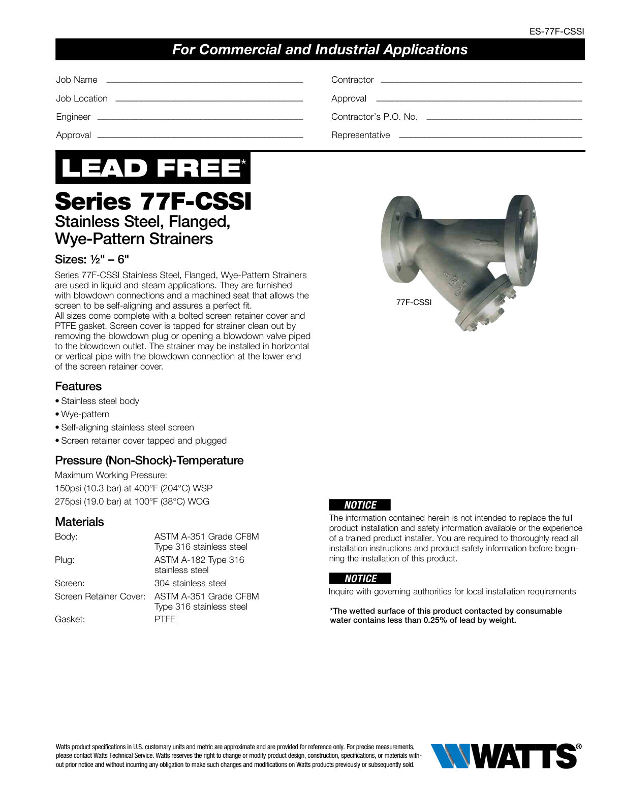 Serie 77F CSSI