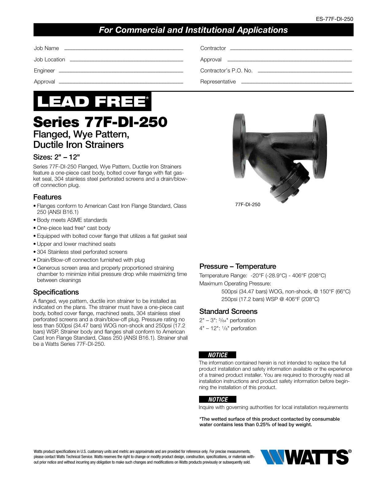 Serie 77F DI 250