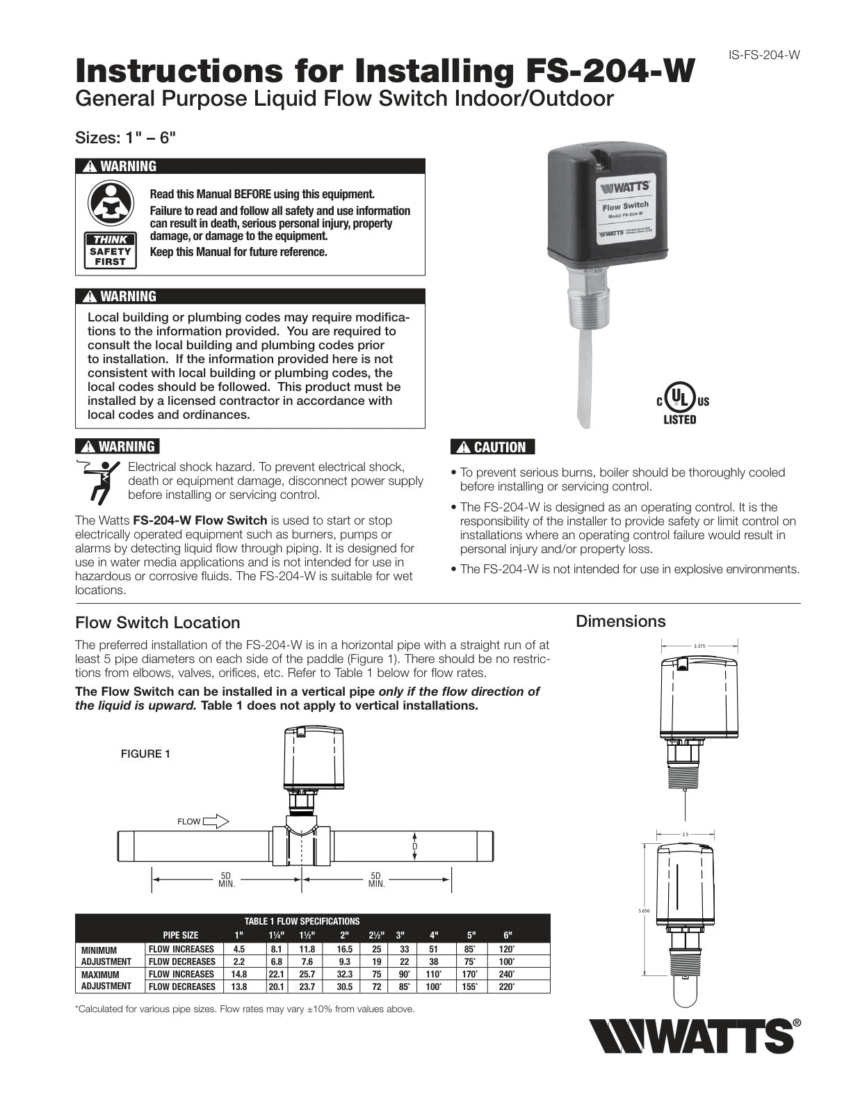 Serie FS 204 W