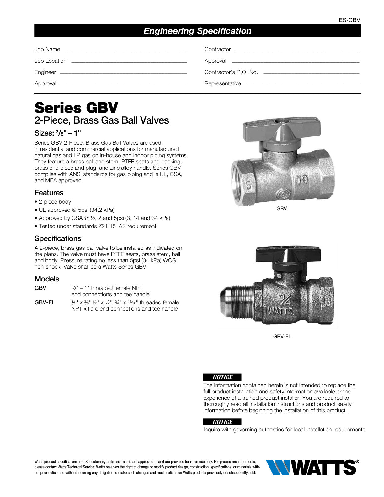 Serie GBV