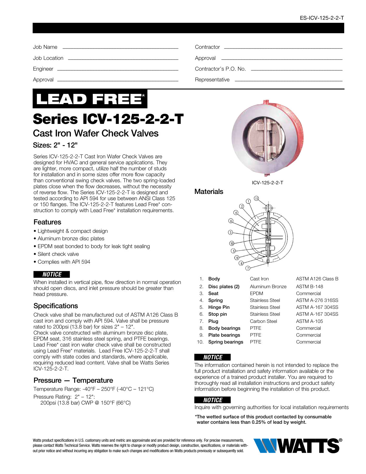 Serie ICV 125 2 2 T