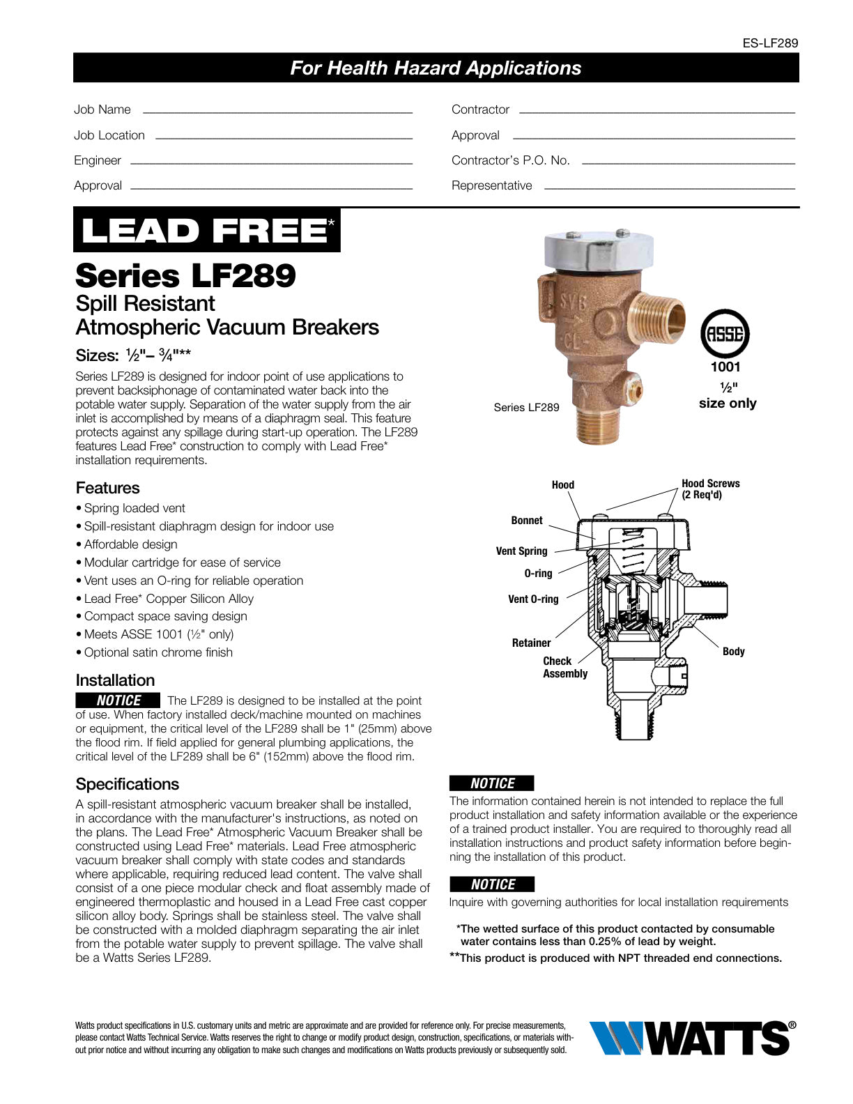 Serie LF289