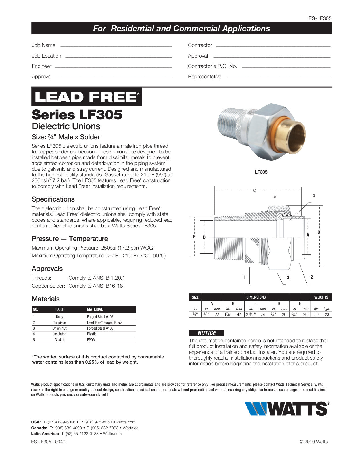Serie LF305