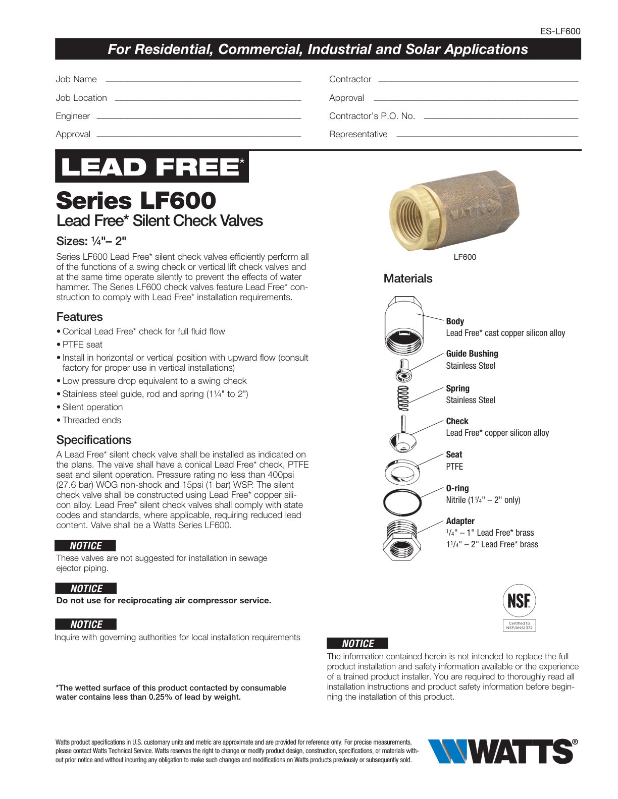 Serie LF600