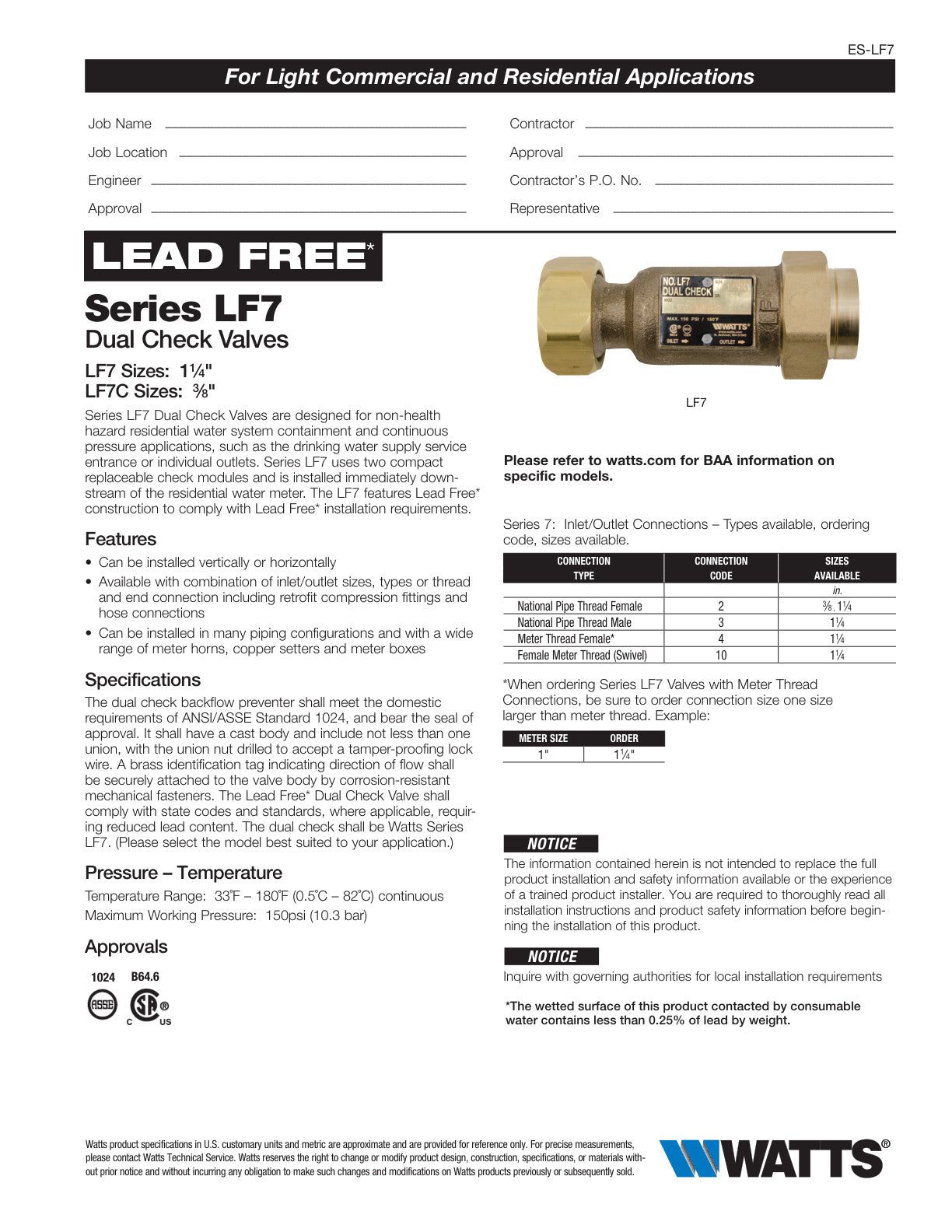 Serie LF7
