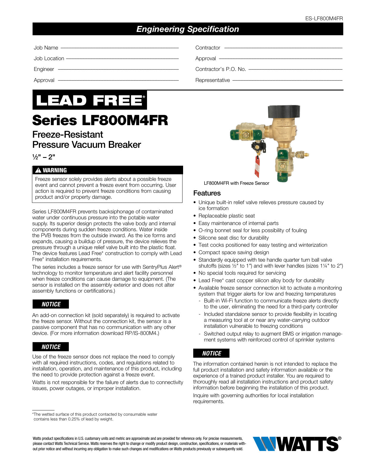 Serie LF800M4FR