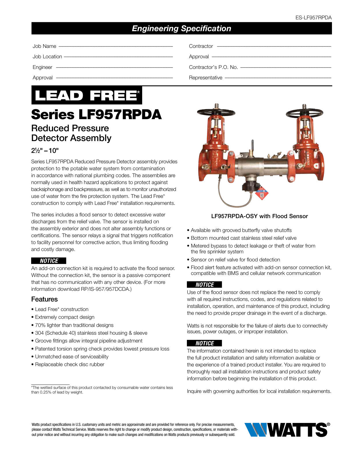 Serie LF957RPDA