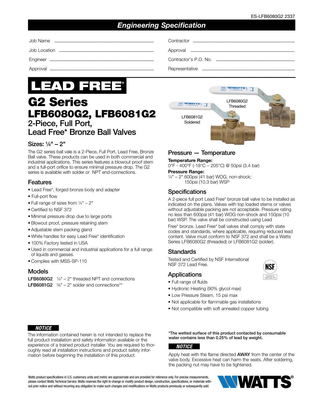 Serie LFB6080G2