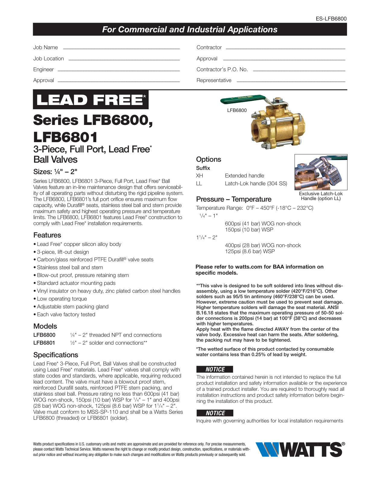 Serie LFB6800