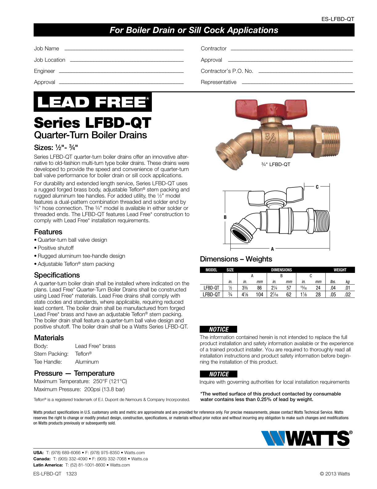 Serie LFBD QT