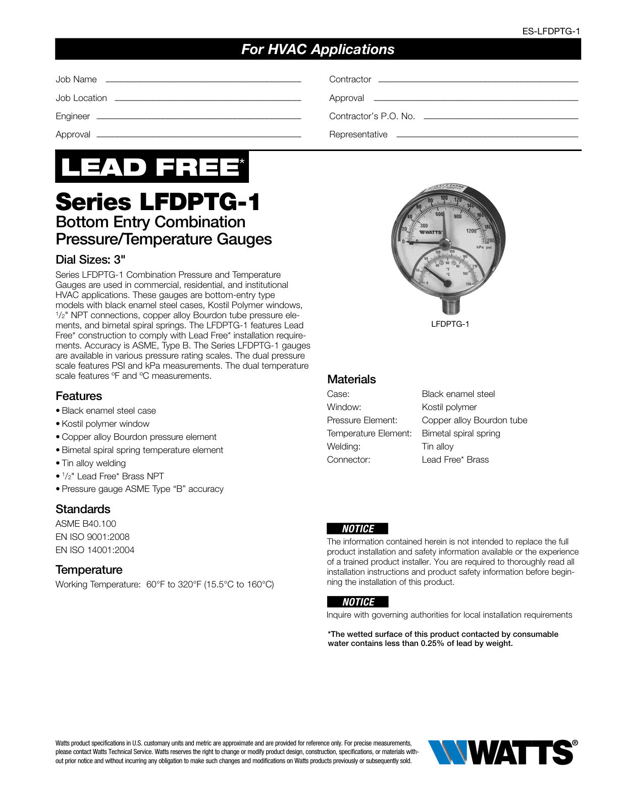 Serie LFDPTG 1