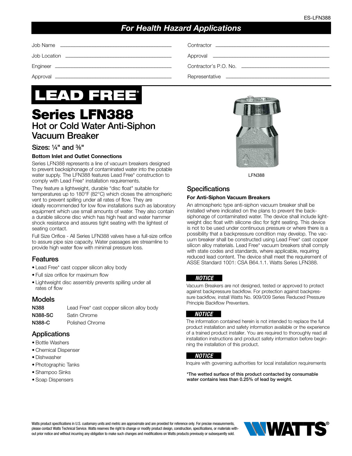 Serie LFN388