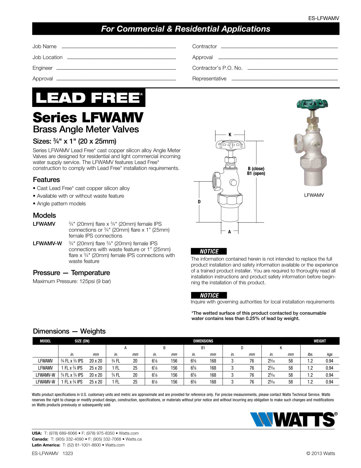 Serie LFWAMV