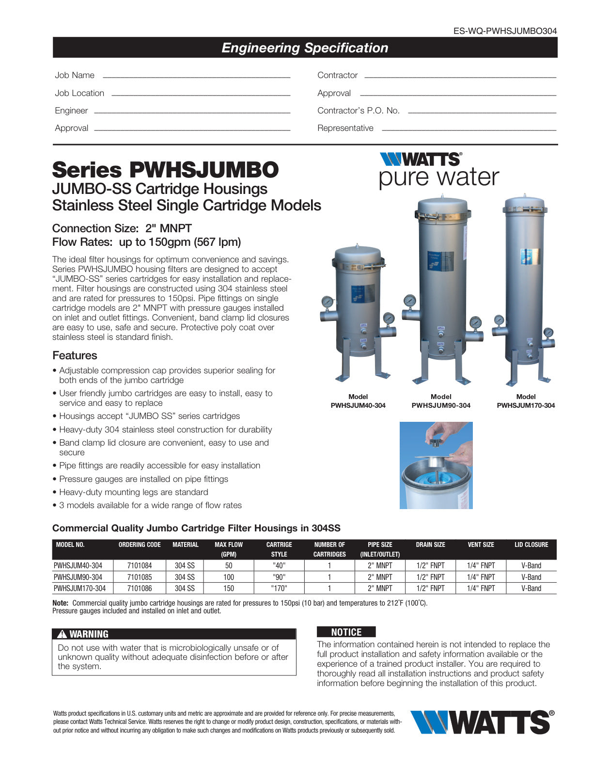 Serie PWHSJUMBO