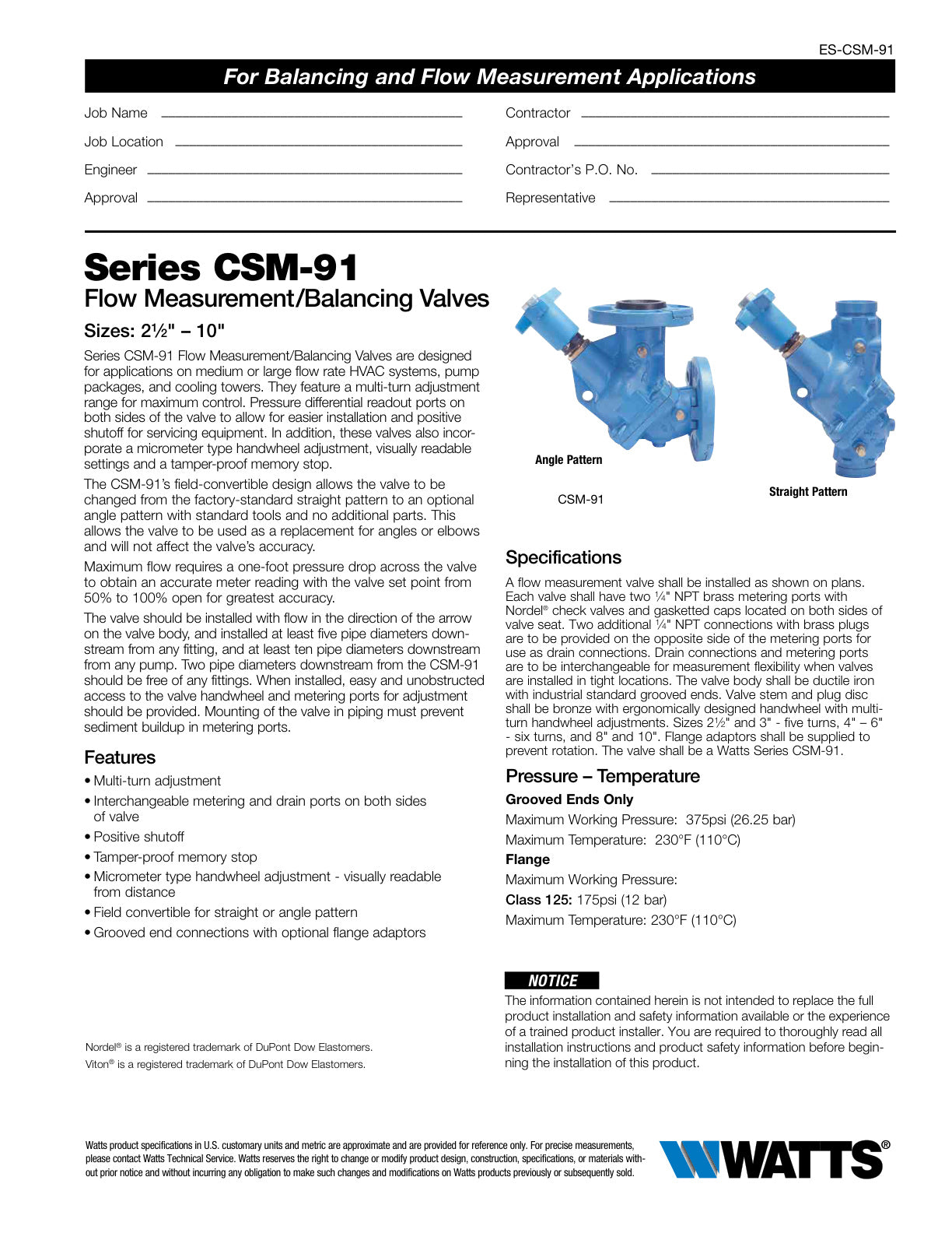 Serie RK CSM 91