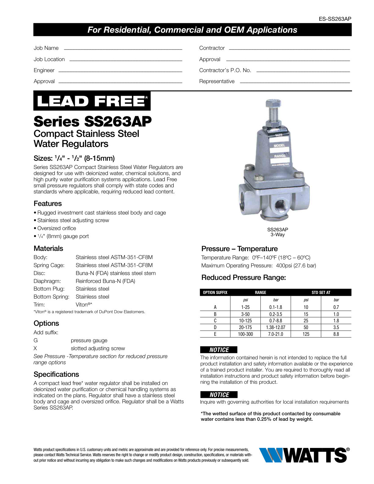 Serie RK SS263AP