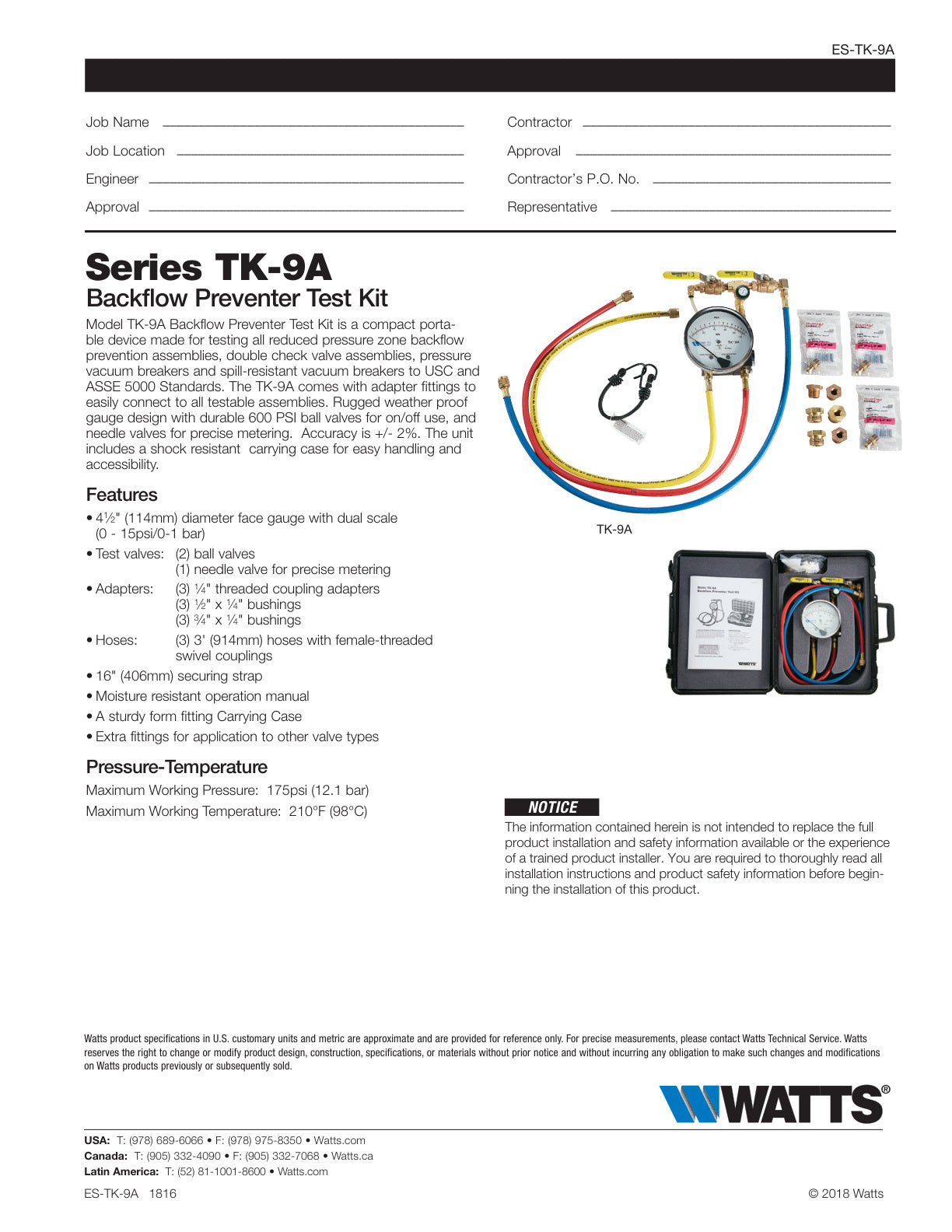 Serie TK 9A