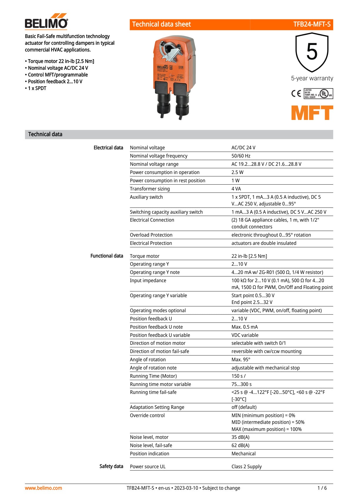 TFB24 MFT S Datasheet
