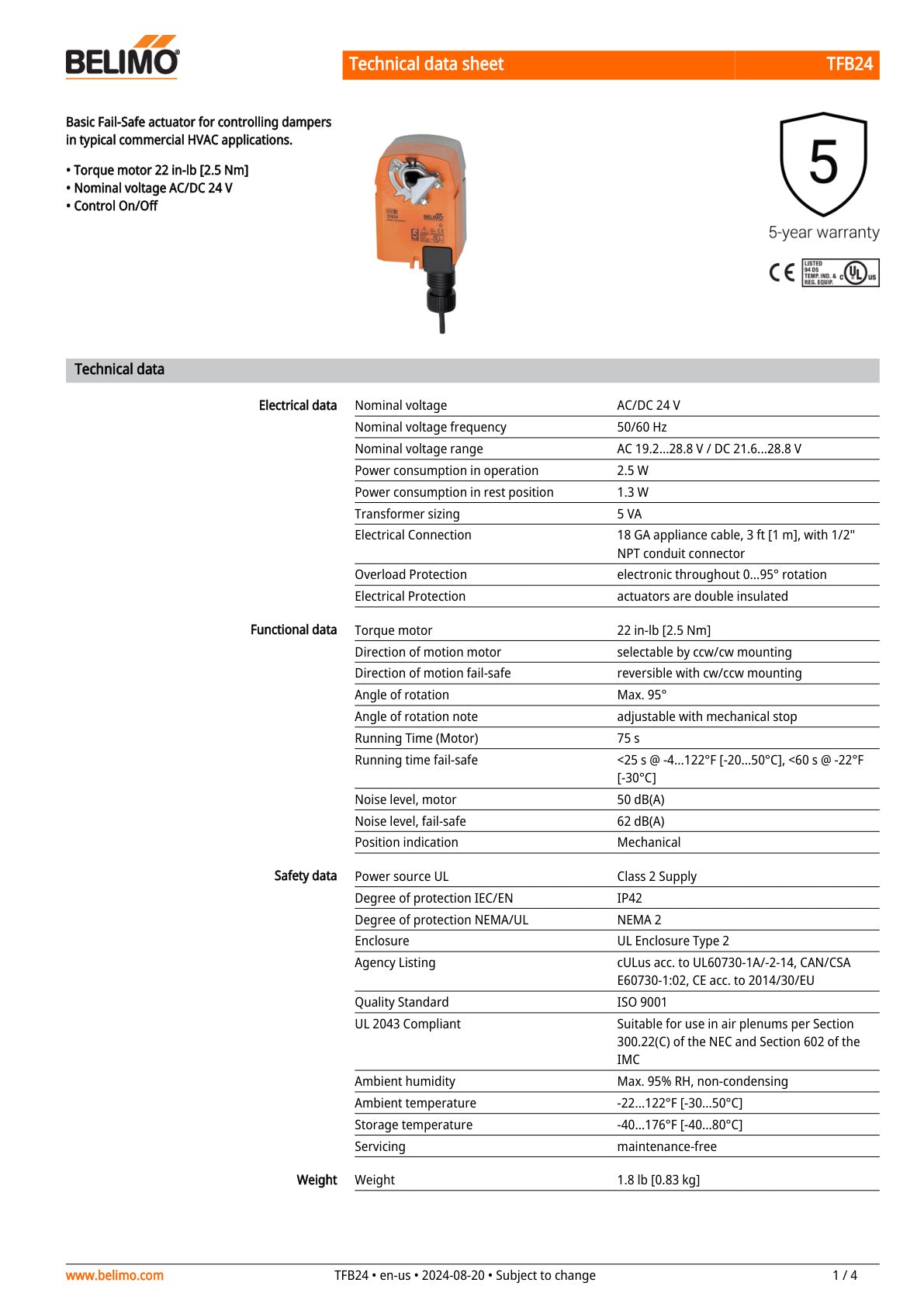 TFB24 Datasheet