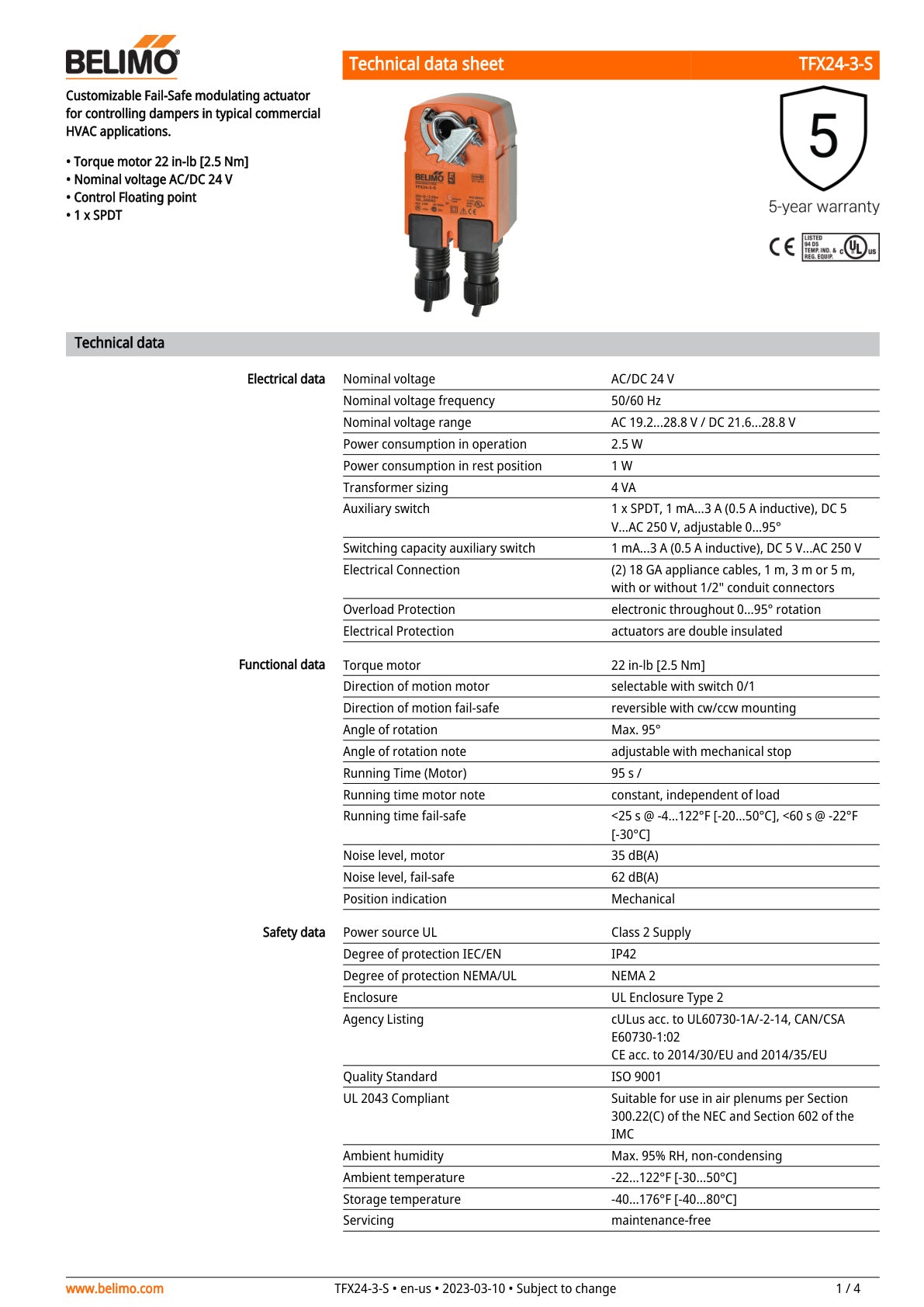 TFX24 3 S Datasheet