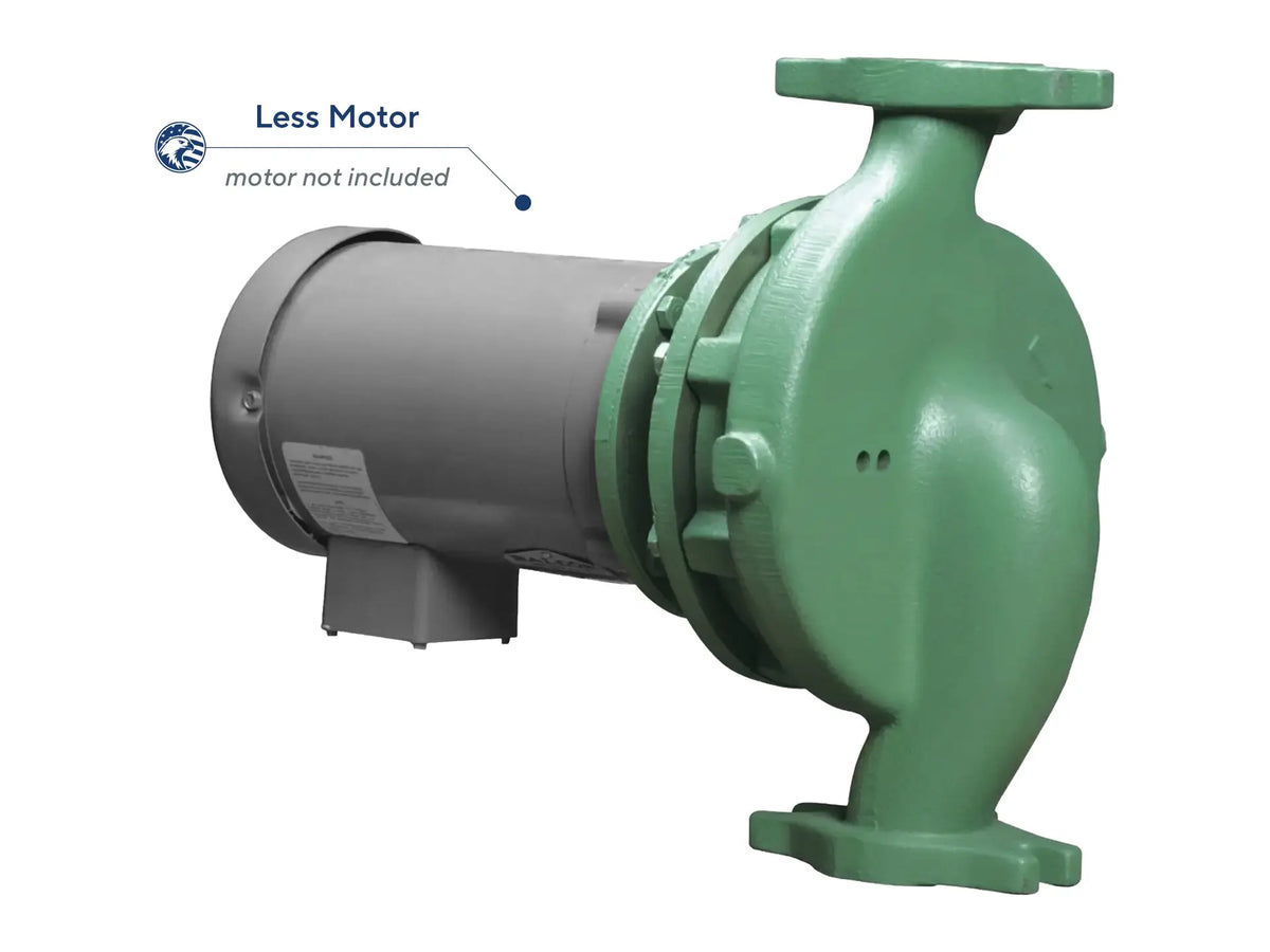 Taco 1915 Close-Coupled In-Line Pump, 1-1/2" Suction, 1-1/2" Discharge, 6-3/8" Impeller, Less Motor