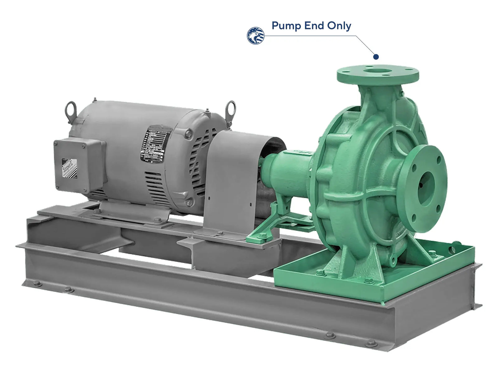 Taco FI1209 End Suction Pump, 1-1/2" Suction, 1-1/4" Discharge, 9-1/2" Impeller, Pump End Only