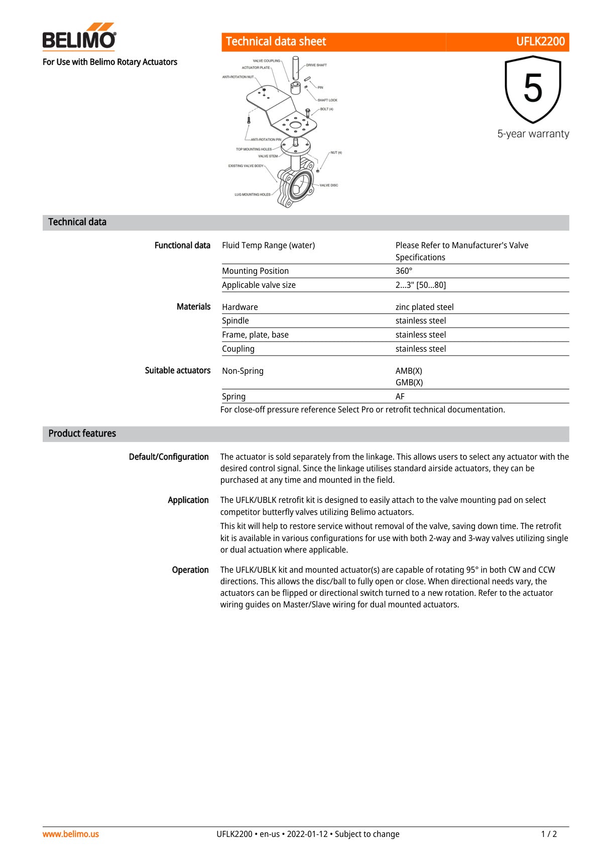 UFLK2200 Datasheet