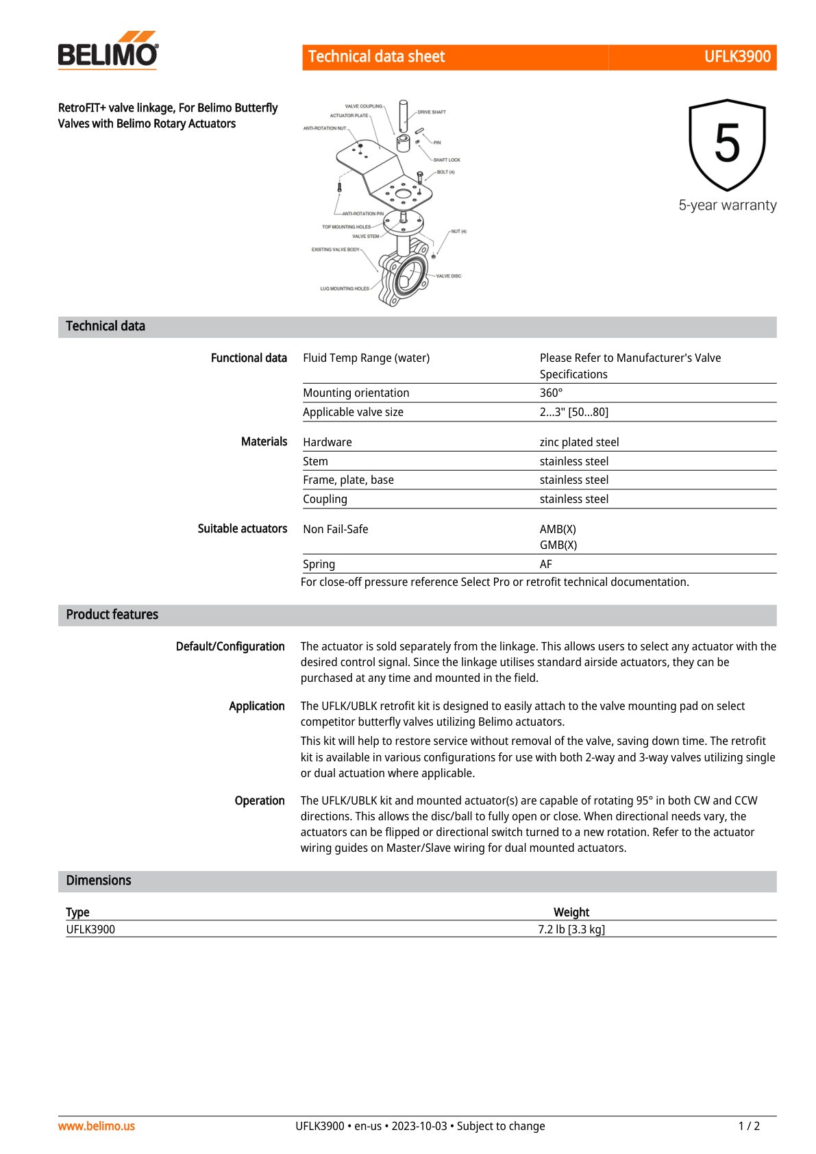 UFLK3900 Datasheet