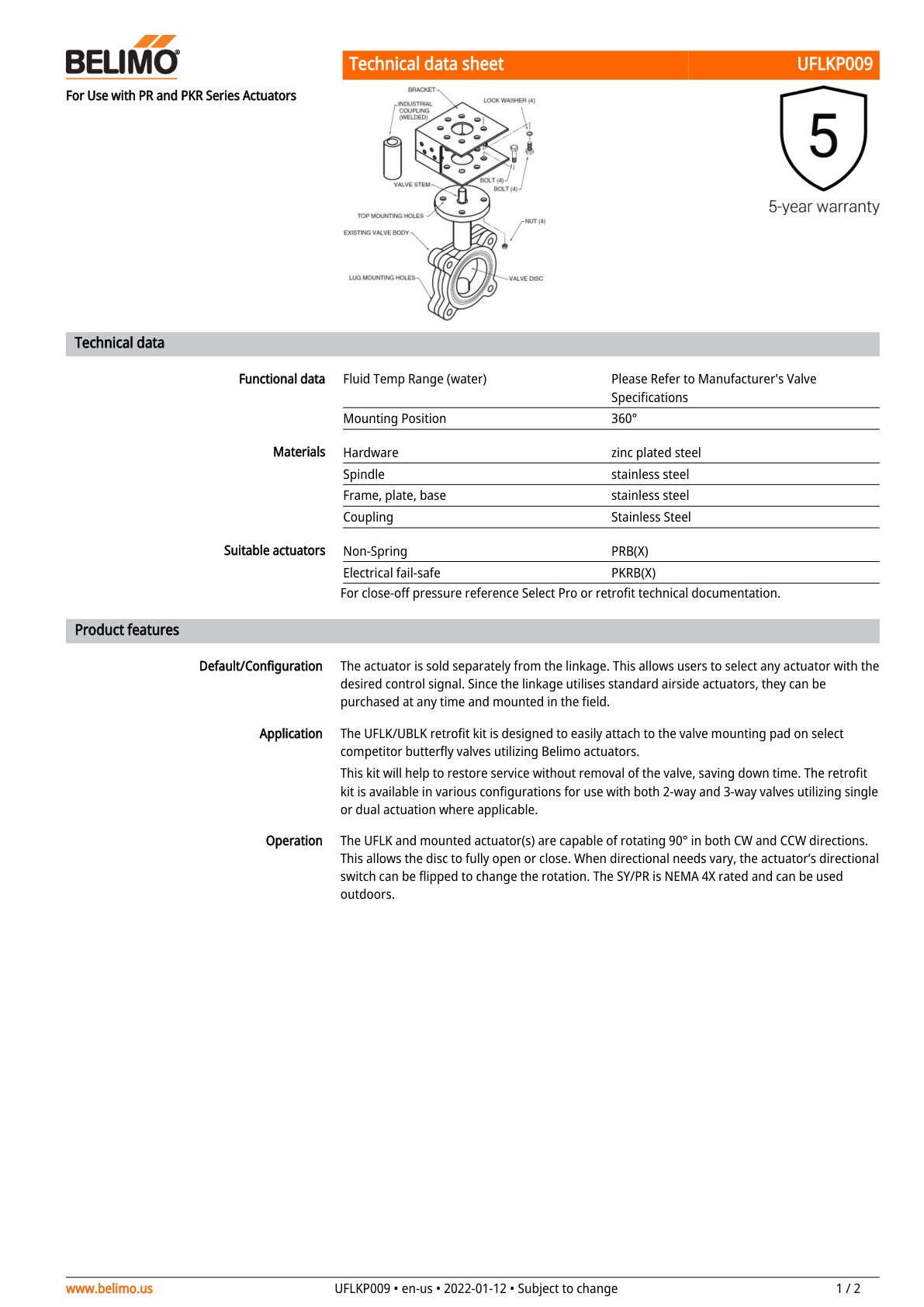 UFLKP009 Datasheet