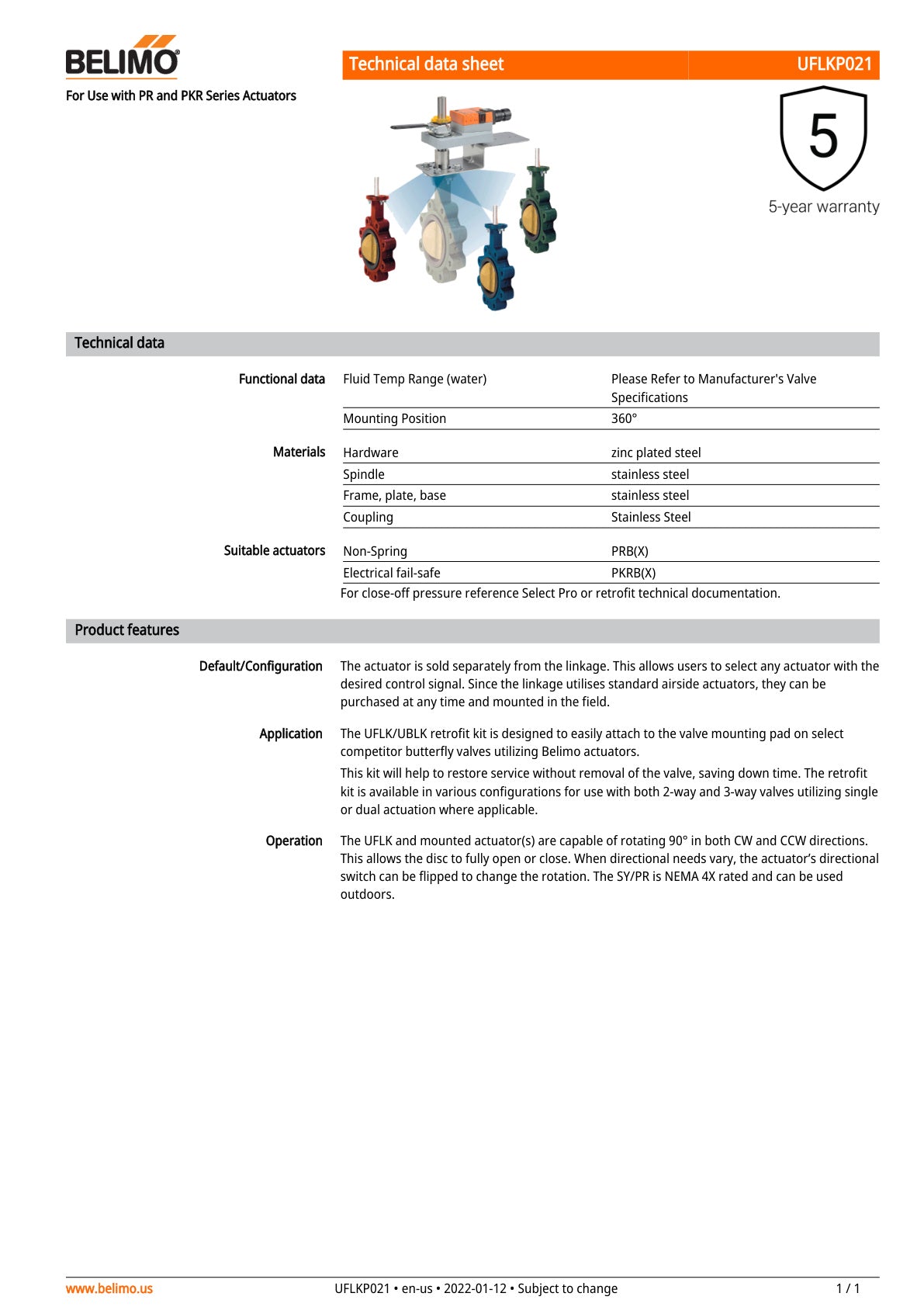 UFLKP021 Datasheet