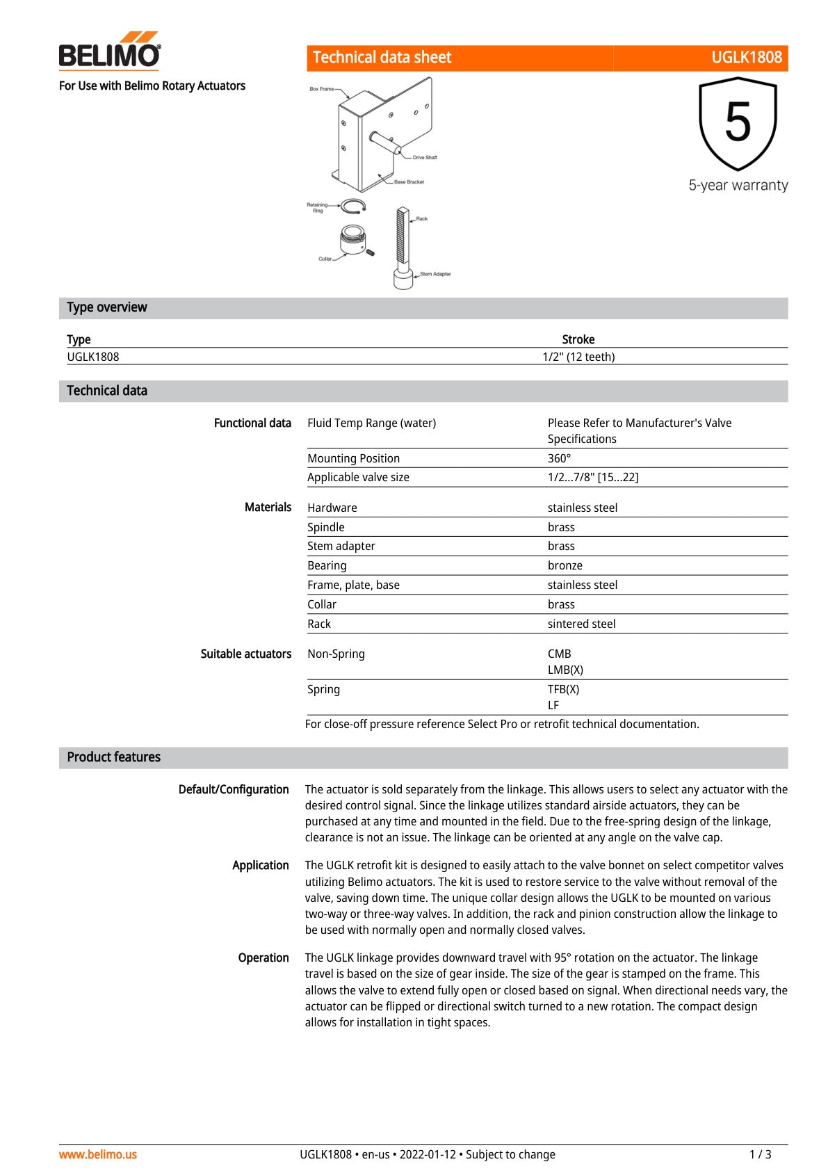 UGLK1808 Datasheet