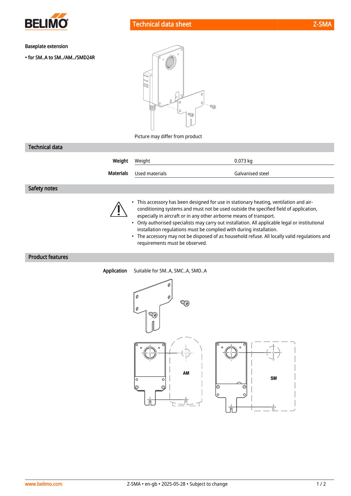 Z SMA Datasheet