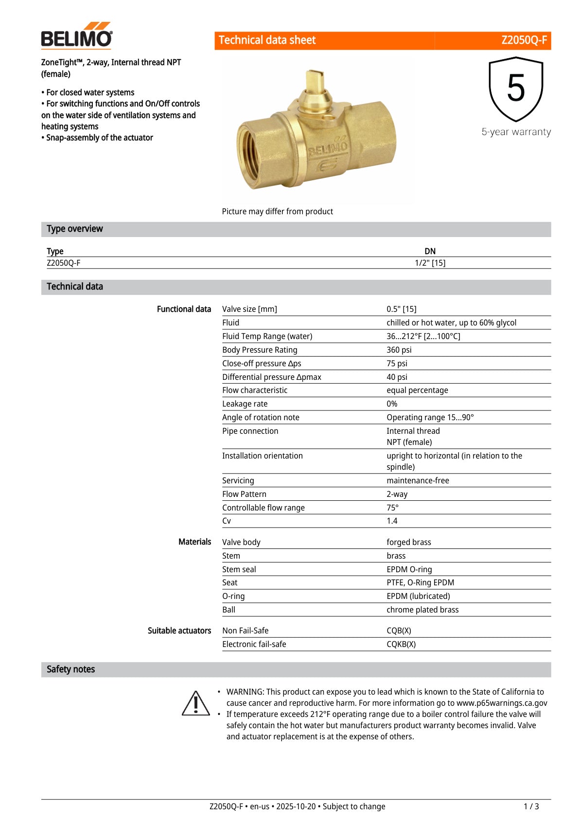 Z2050Q F Datasheet