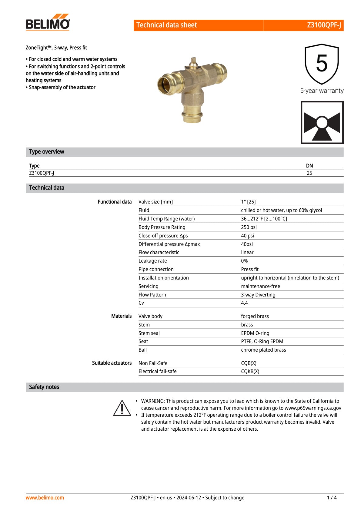 Z3100QPF J CQX24 3 Assembly