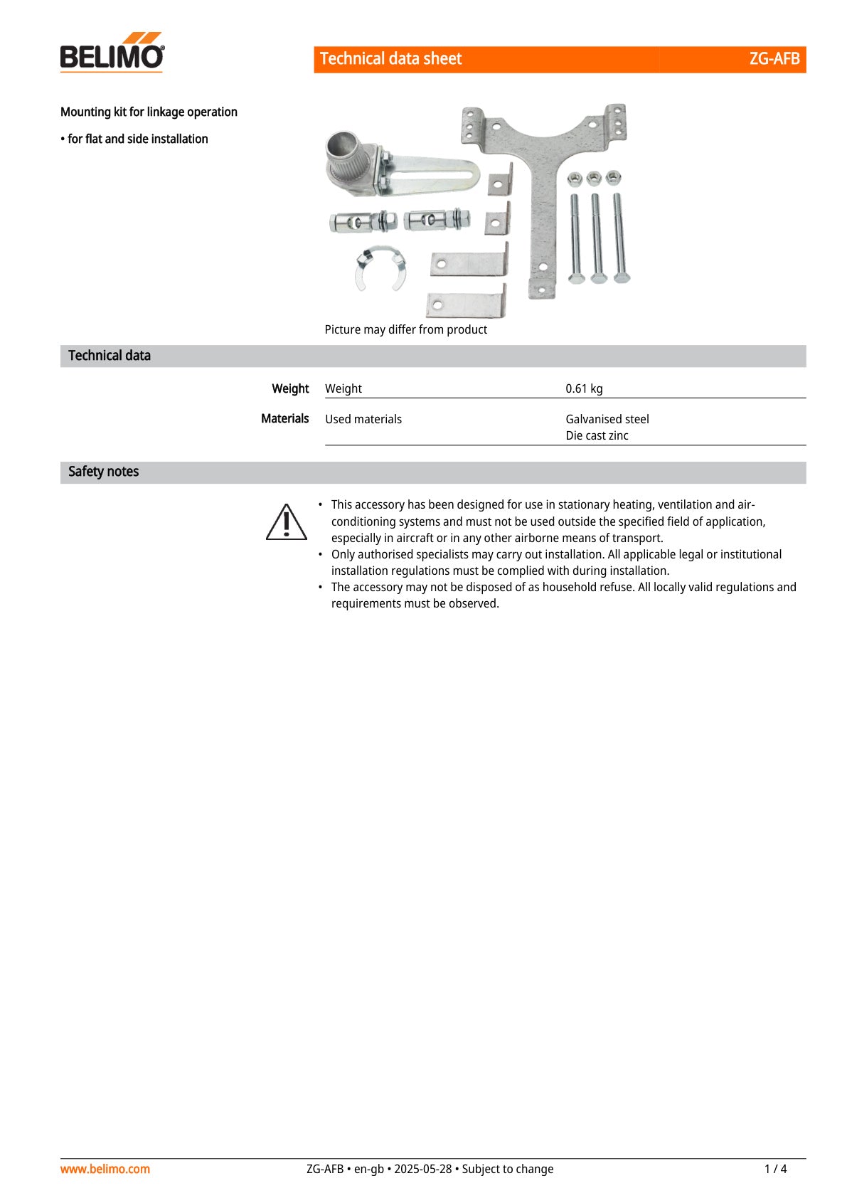 ZG AFB Datasheet