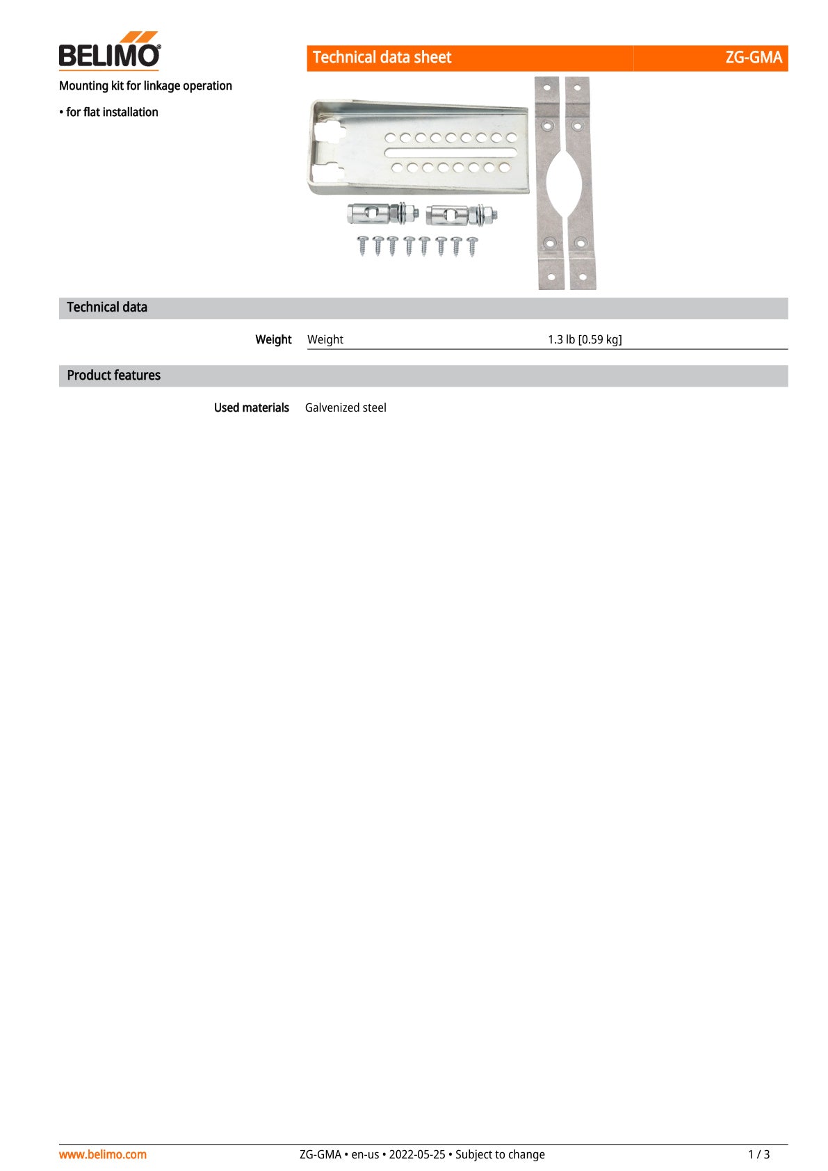 ZG GMA Datasheet