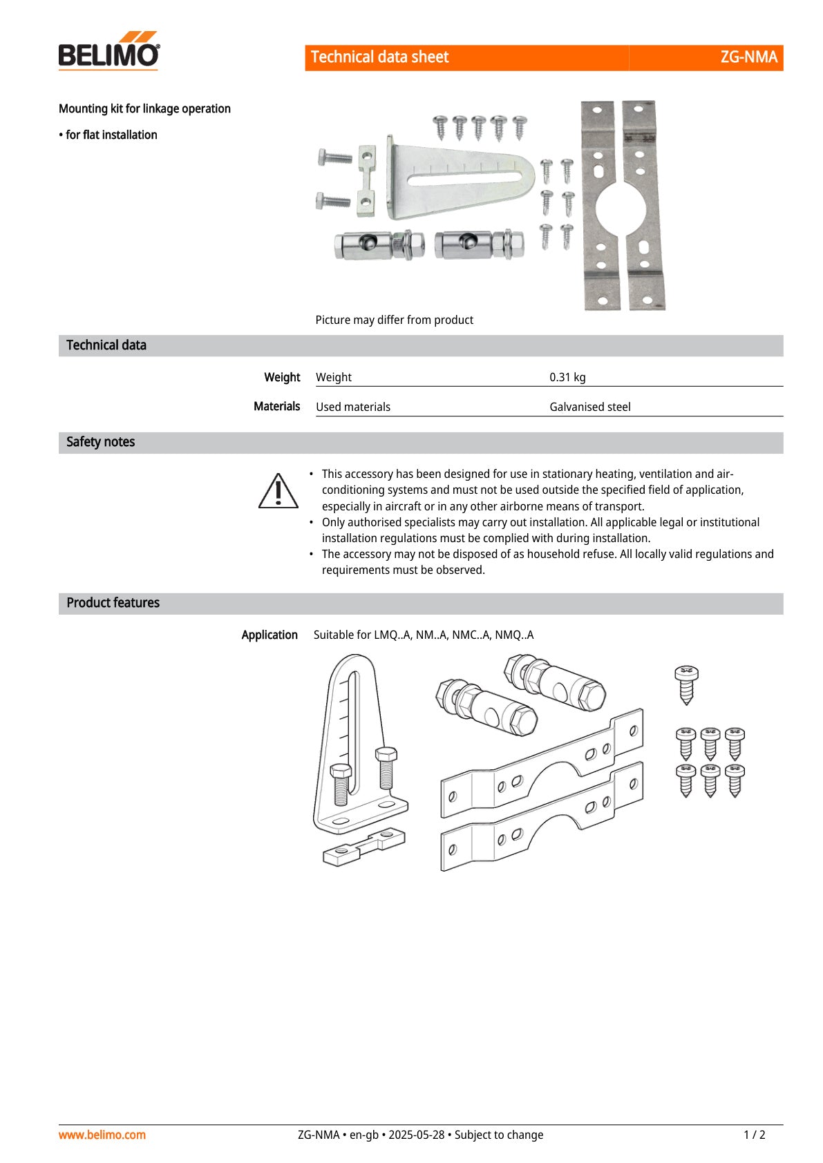 ZG NMA Datasheet