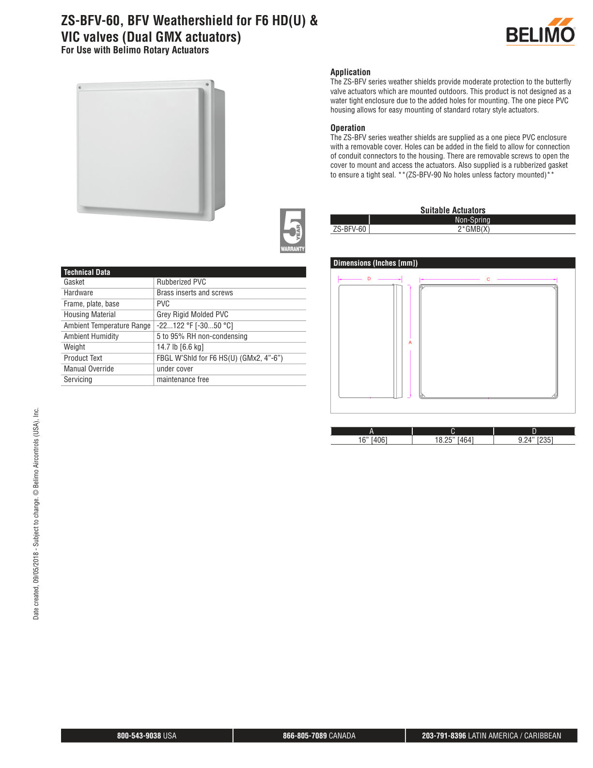 ZS BFV 60 Datasheet