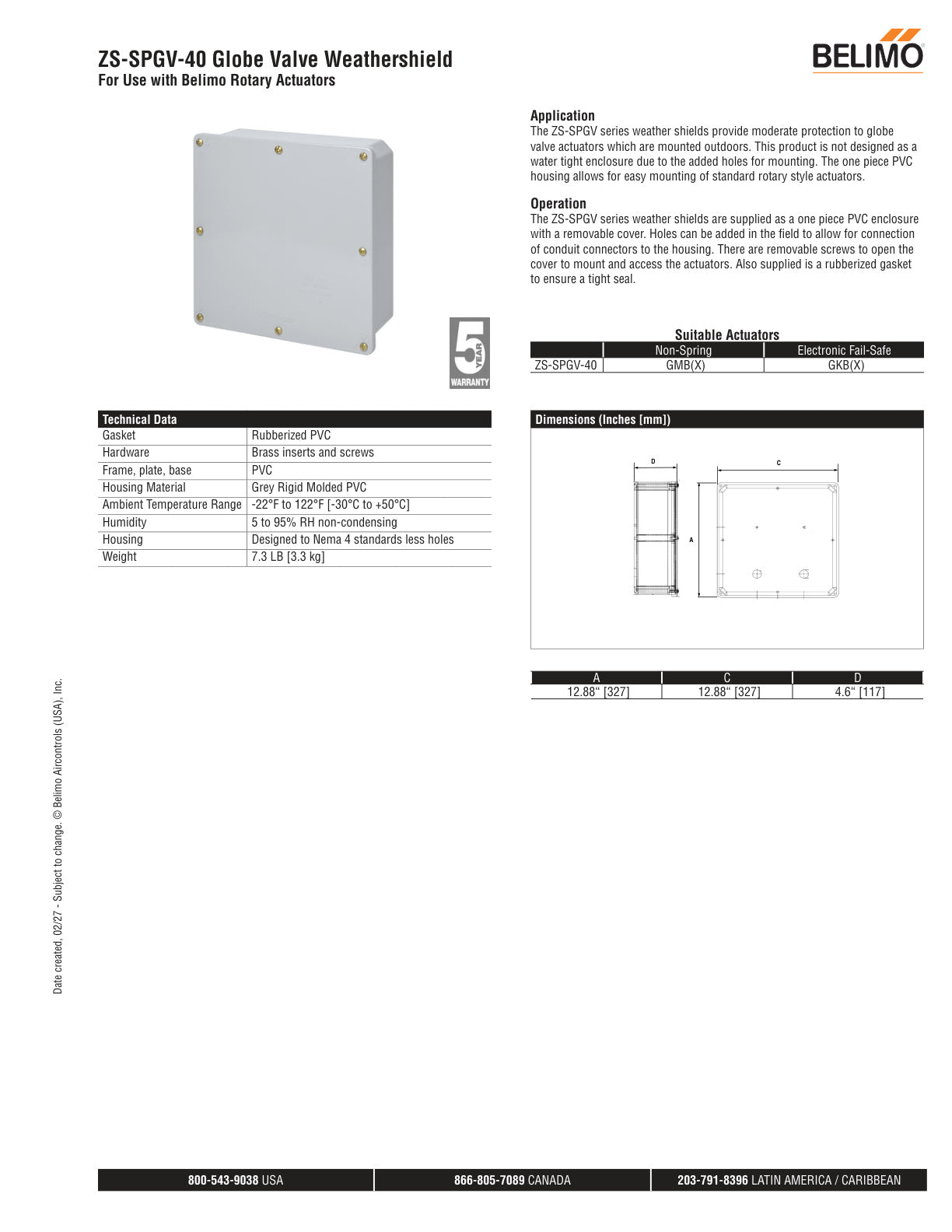ZS SPGV 40 Datasheet